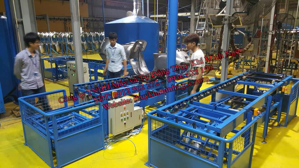 Chế tạo băng tải con lăn cho nhà máy Piaggio Vĩnh Phúc