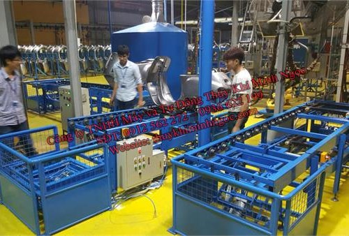 Chế tạo băng tải con lăn cho nhà máy Piaggio Vĩnh Phúc
